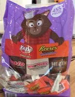 Mängden socker i Kit Kat, Reeces, Rolo, Whoppers, Heath candy mix