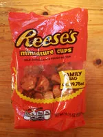 Mängden socker i Milk chocolate miniature peanut butter cups