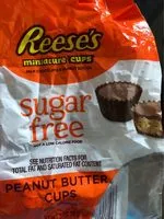 Mängden socker i Sugar free peanut butter cups miniatures