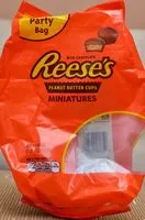 Mängden socker i Milk chocolate miniatures peanut butter cups