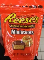 Mängden socker i Peanut Butter Cups Miniatures