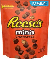 Mängden socker i Milk chocolate & peanut butter cups