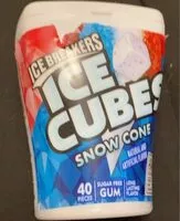 Mängden socker i Ice Breakers Ice Cubes Snow Cone
