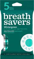 Mängden socker i Breathsavers wintergreen sugar-free mint candies