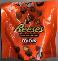 Mängden socker i Reese‘s - Peanut Butter Cups - Minis Unwrapped