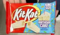 Mängden socker i kitkat birthday cake king size