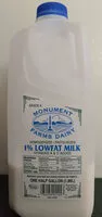 Mängden socker i Monument Farms Dairy 1% milk