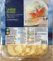 Mängden socker i Large Blinis
