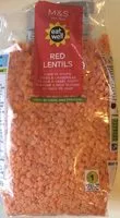 Mängden socker i Red lentils