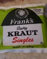 Mängden socker i Frank's kraut singles