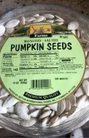 Mängden socker i Pumpkin seeds