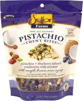 Mängden socker i Pistachio Chewy Bites