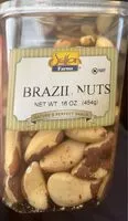 Mängden socker i Brazil nuts