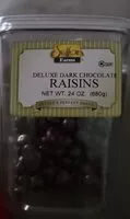Mängden socker i Deluxe Dark Chocolate Raisins