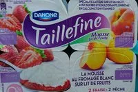 Mängden socker i Mousse au fromage blanc sur lit de fruits