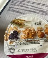 Mängden socker i Probiotiques céréales muesli