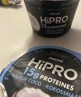 Mängden socker i Hipro saveur coco
