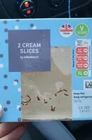 Mängden socker i Cream slice