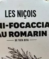Mängden socker i Mini focaccia au romarin