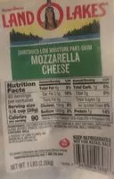 Mängden socker i Mozzarella cheese