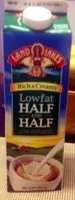 Mängden socker i Land o lakes, lowfat half and half