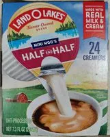 Mängden socker i Land o lakes half half uhtprocessed creamer
