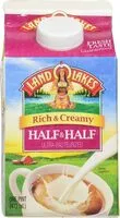 Mängden socker i Land o lakes traditional half and half