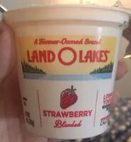 Mängden socker i Strawberry blended lowfat yogurt