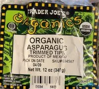 Mängden socker i Organic Asparagus