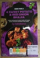 Mängden socker i 4 sweet potato & red onion bhajia