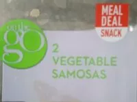 Mängden socker i 2 Vegetable Samosas