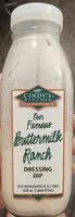 Mängden socker i Buttermilk Ranch Dressing Dip