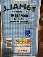 Mängden socker i J.James & Family Seafood Sticks