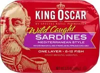 Mängden socker i Wild caught mediterranean style sardines