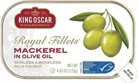 Mängden socker i Royal fillets skinless boneless mackerel in olive oil cans