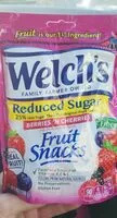 Mängden socker i Fruit snacks