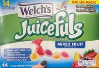 Mängden socker i Welch’s Juicefuls