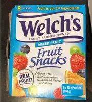Mängden socker i Mixed fruit Snacks
