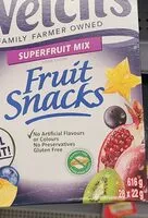 Mängden socker i Welch's Fruit Snackd