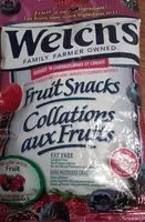 Mängden socker i Welch's fruit snacks
