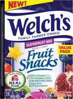 Mängden socker i Super fruit snacks