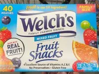 Mängden socker i Fruit snacks