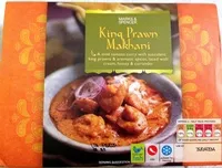 Mängden socker i King Prawn Makhani