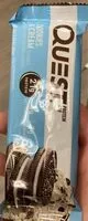 Mängden socker i Quest cookies & cream protein bar