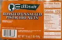 Mängden socker i Roasted/unsalted pistacho