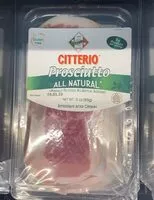 Mängden socker i Prosciutto