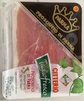 Mängden socker i Prosciutto di Parma