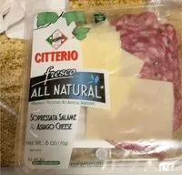 Mängden socker i Sopressata and Asiago