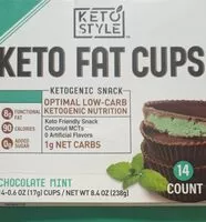 Mängden socker i Chocolate Mint Keto Fat Cups