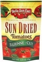 Mängden socker i Julienne-Cut Sun Dried Tomatoes